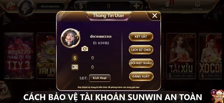 7 Cách bảo vệ tài khoản Sunwin của bạn an toàn